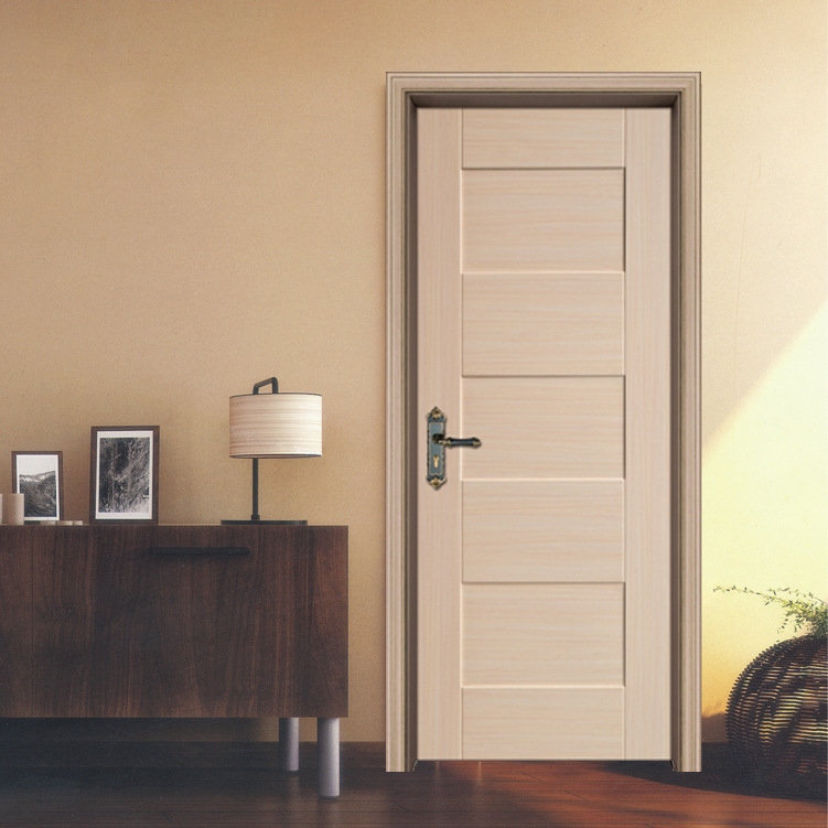 韩式新款白色房间门 室内门 可定制韩式室内套装门YK-705