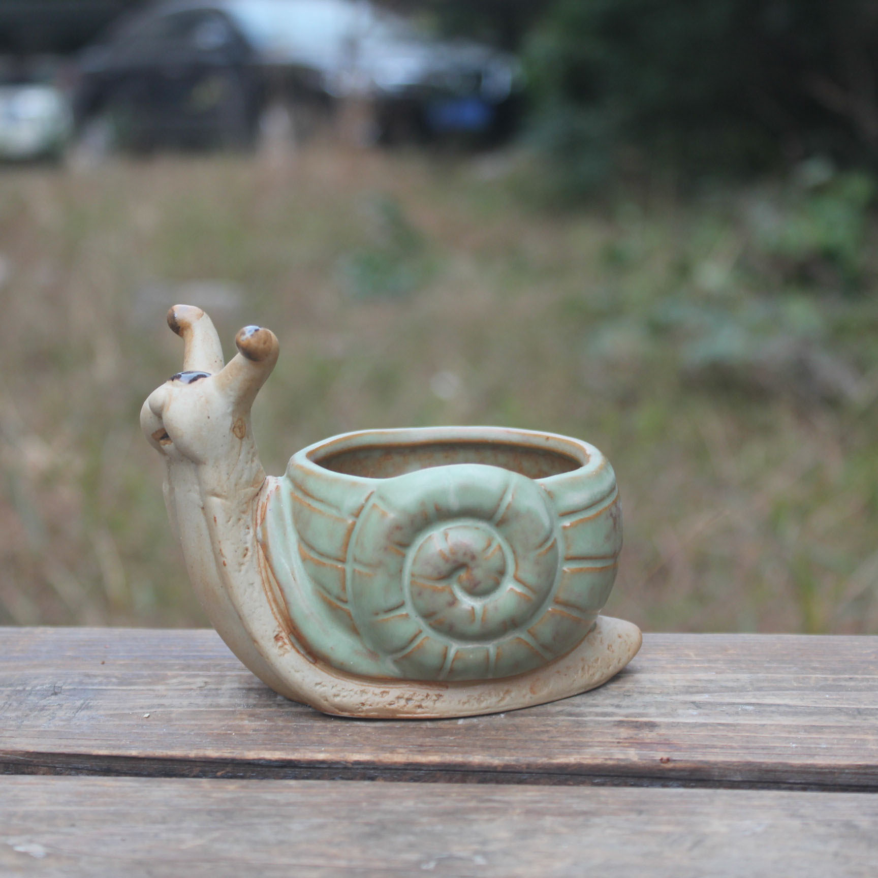 创意花盆12408蜗牛花盆zakka多肉花盆陶瓷花盆厂家直销批发