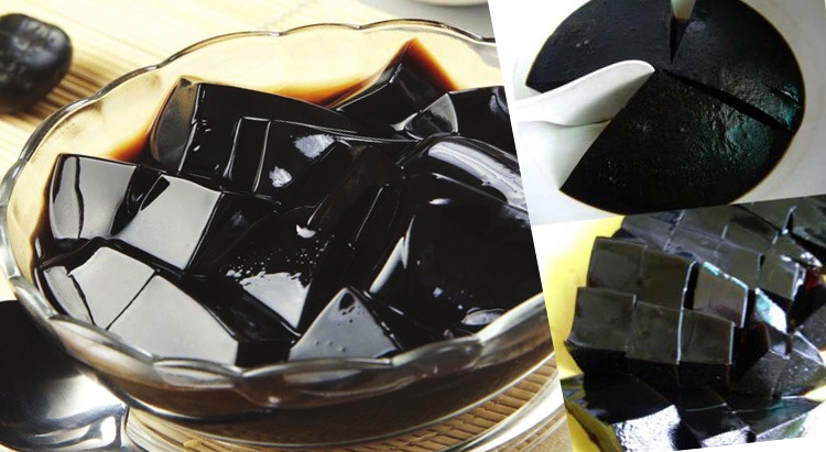 广西宇峰牌黑凉粉500g烧仙草粉零食果冻奶茶甜品龟苓膏粉