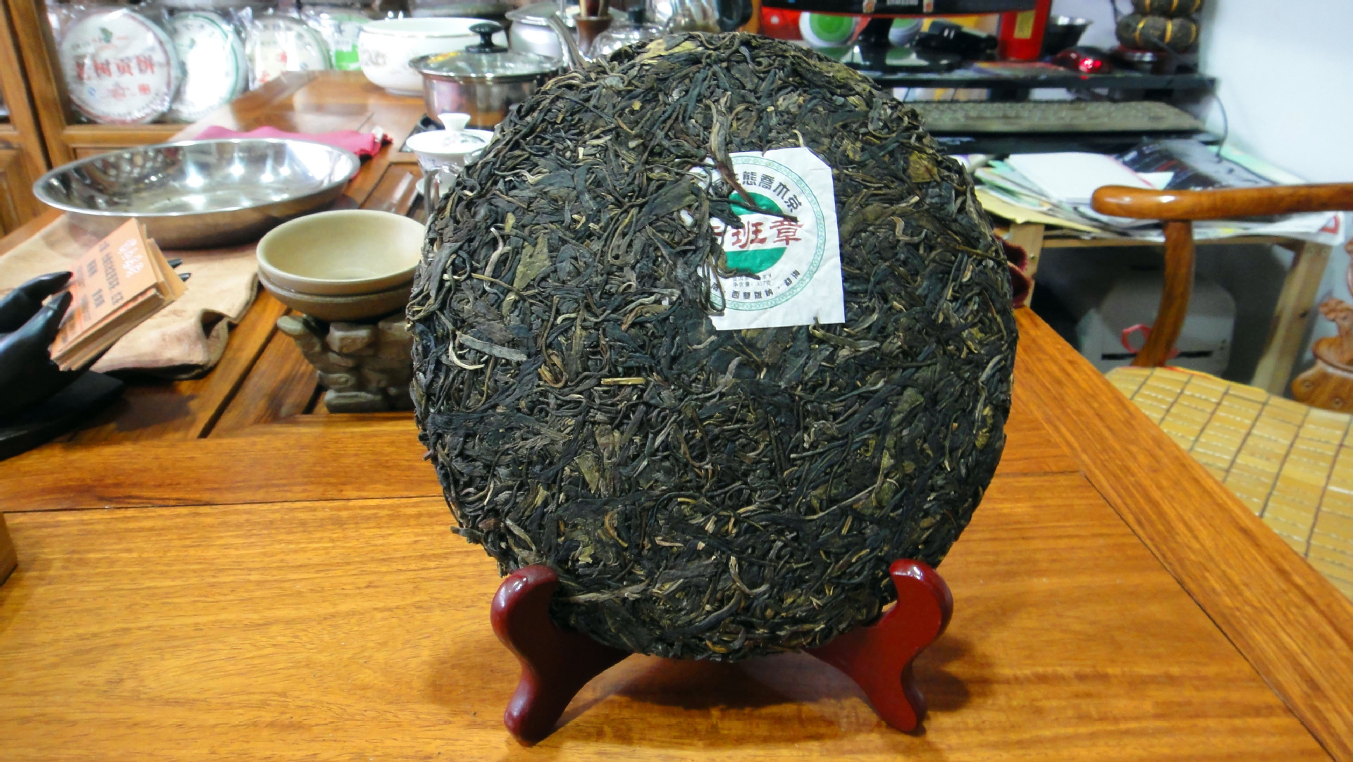 老班章(生)老班章乔木大树茶 普洱茶纯料 生茶饼 357g