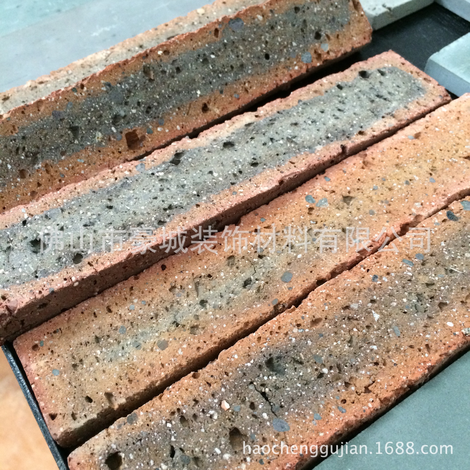 红砖片 豪城古建 岭南风格 欧美风格 青水红砖 外墙砖 填缝剂古建