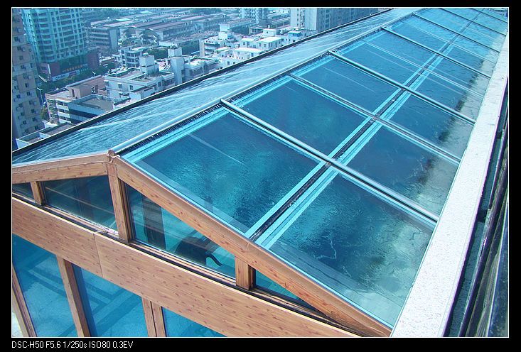 平顶型阳光房 断桥铝合金阳光房 玻璃阳光房 别墅楼顶阳光房