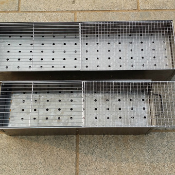 烧烤必备单面烧烤网/烧烤篦子18cm22cm宽烧烤炉用条形网烤鱼烤菜