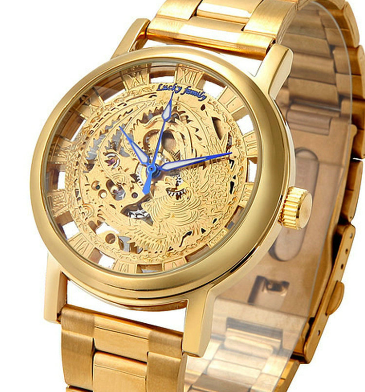 一代手动手表龙凤机械表