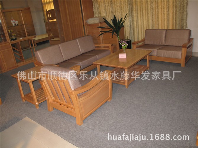 大量促销实木沙发 客厅沙发欧洲进口榉木质量保证环保油漆