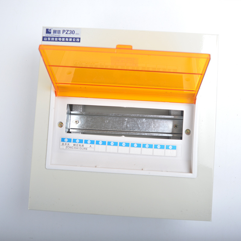 网络电箱厂家供应 国标鲁信暗装10回路配电箱 10回路pz30配电箱
