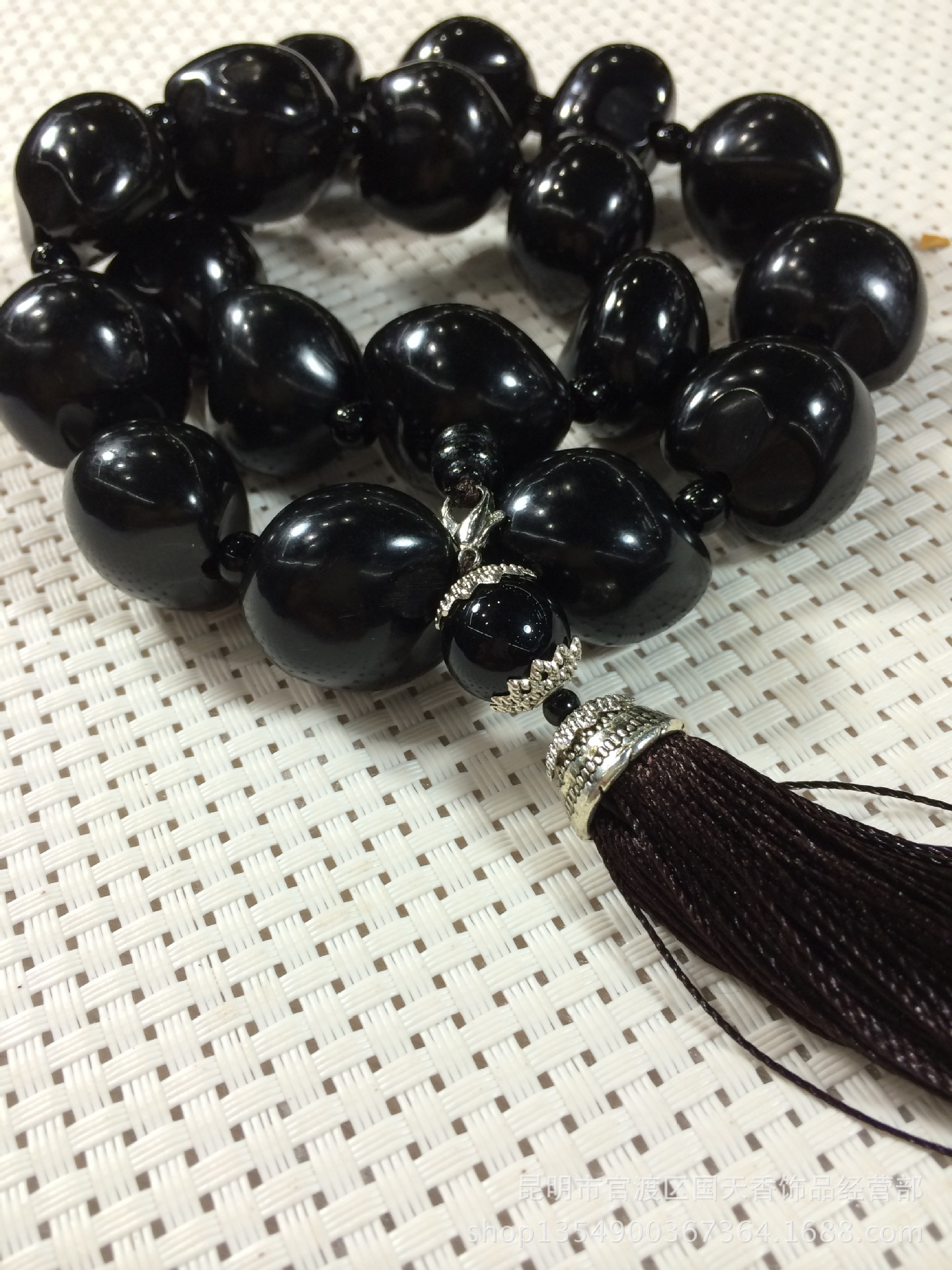 【菩道阁】;天然精品阿修罗菩提子念珠25mm 提珠19颗 手串佛珠