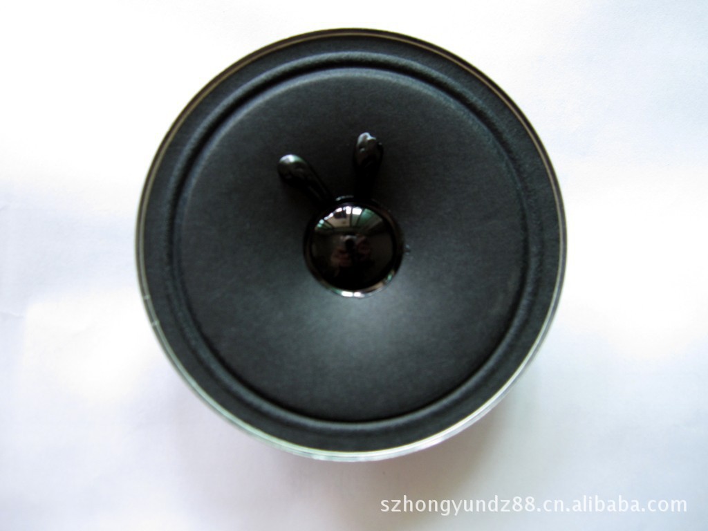 扩音器(腰包机)3.5寸圆形92mm进口全纸黑亮帽4 Ω20w强磁专用喇叭