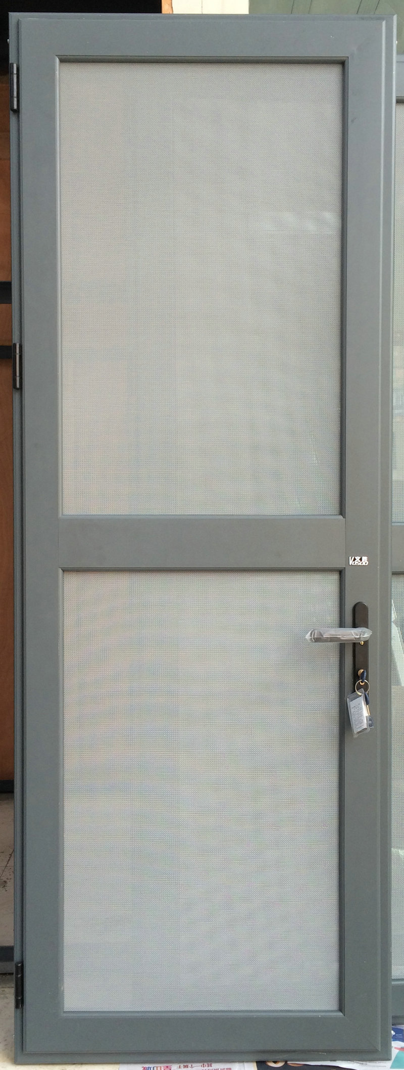 平开金刚网纱门 大量金刚网防盗纱窗材料