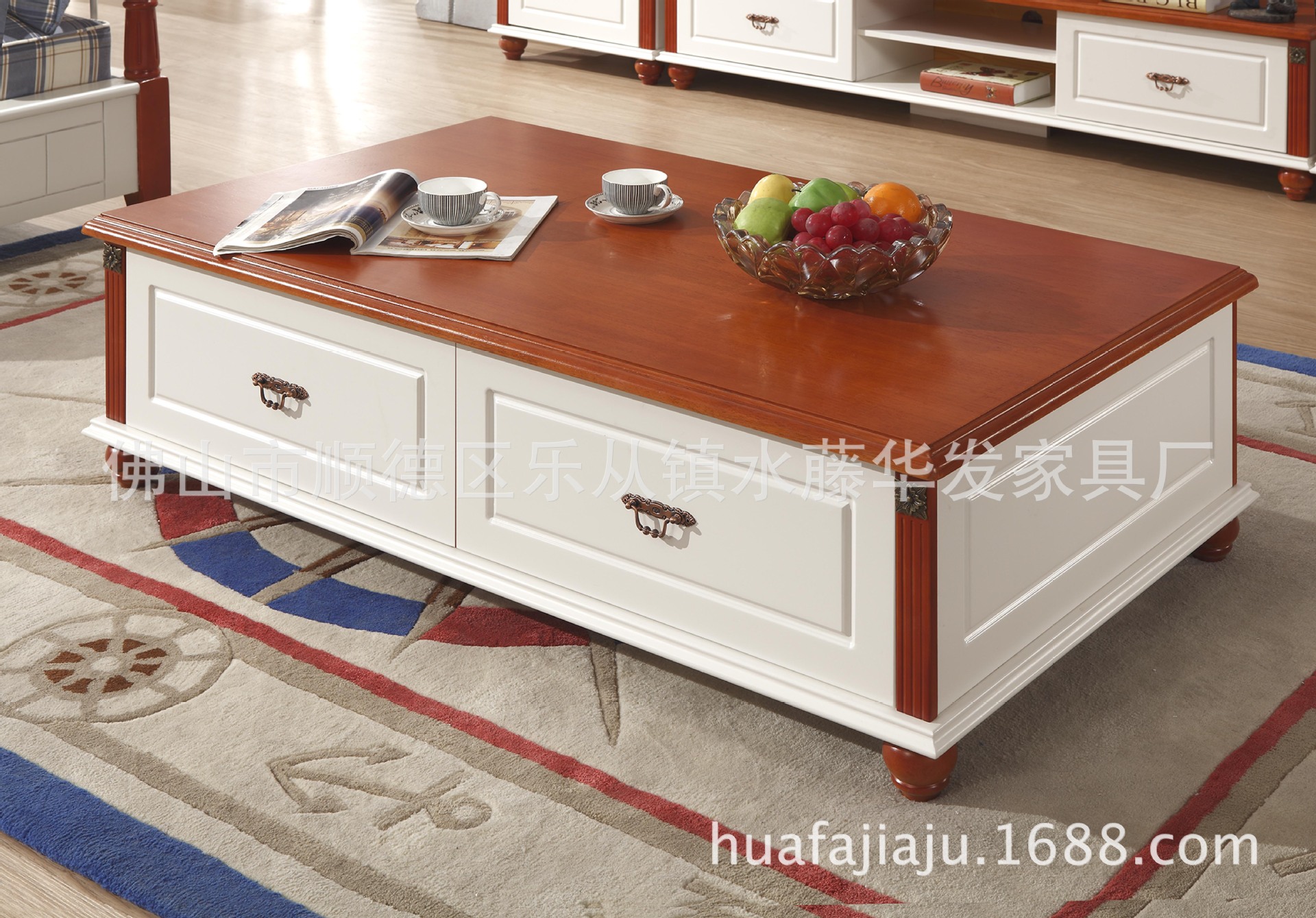 实木家具/地中海系列/最新产品橡木框+高密度板烤漆/电视柜/酒柜