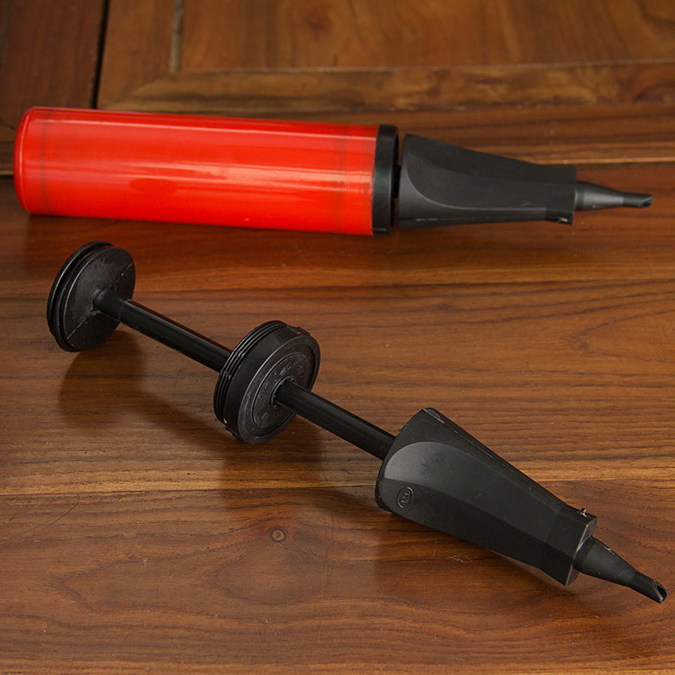 厂家直销 批发婚庆用品 婚礼装饰气球充气泵 塑料双向手推打气筒