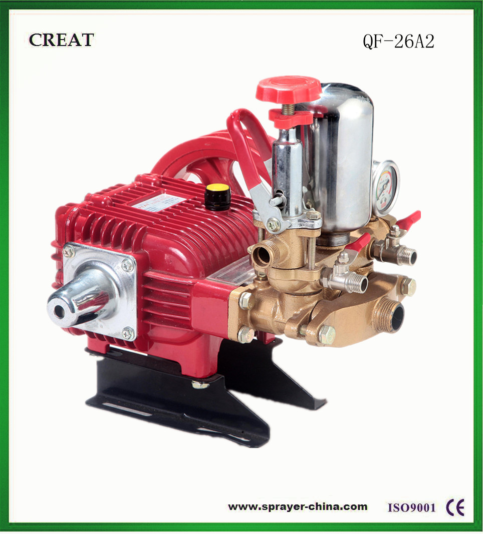 26型庆丰三缸柱塞泵40打药泵喷药泵60农用80喷药机泵头雾化喷雾泵