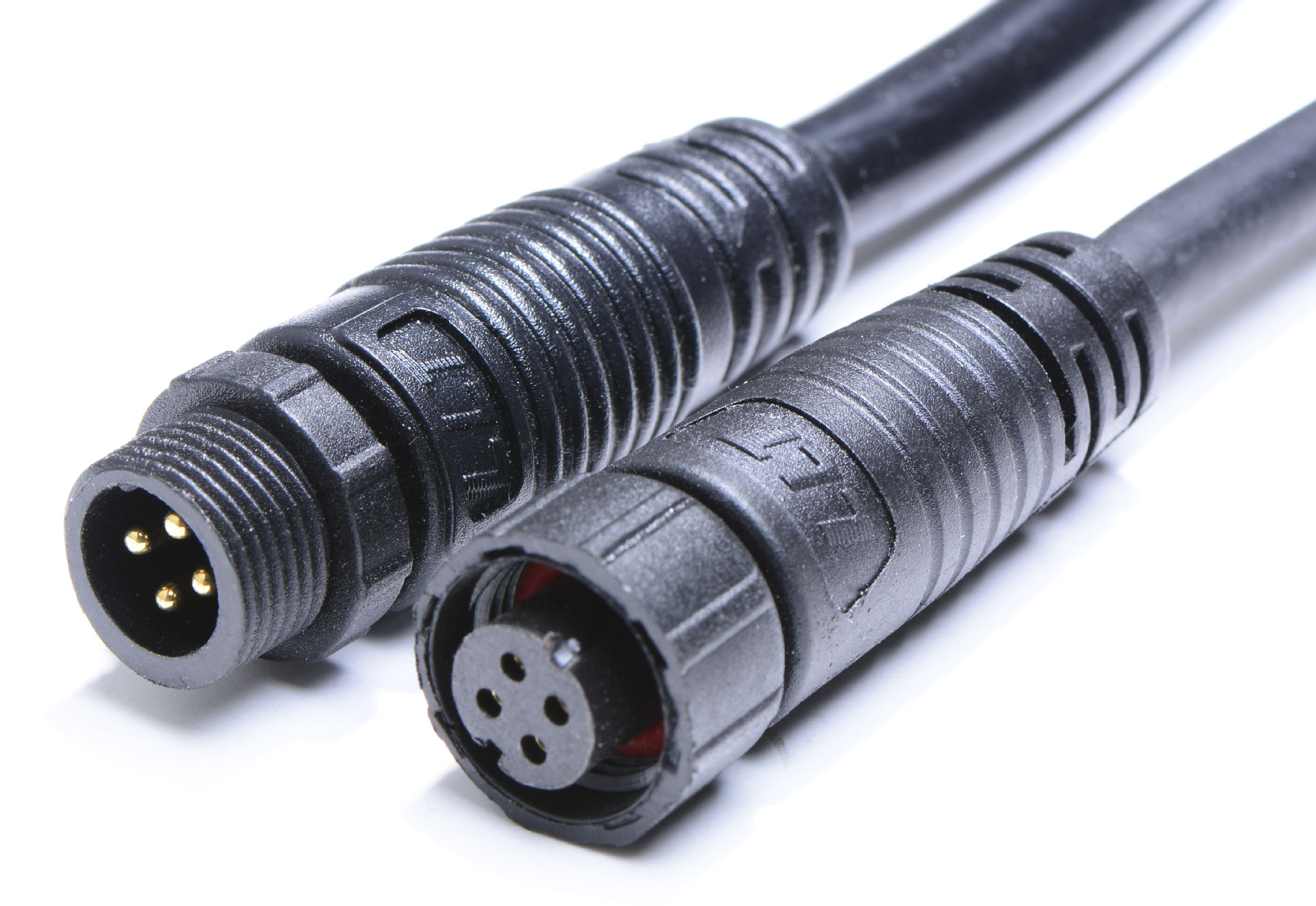 厂家供应防水连接线 工矿灯照明设备专用 ul防水接头