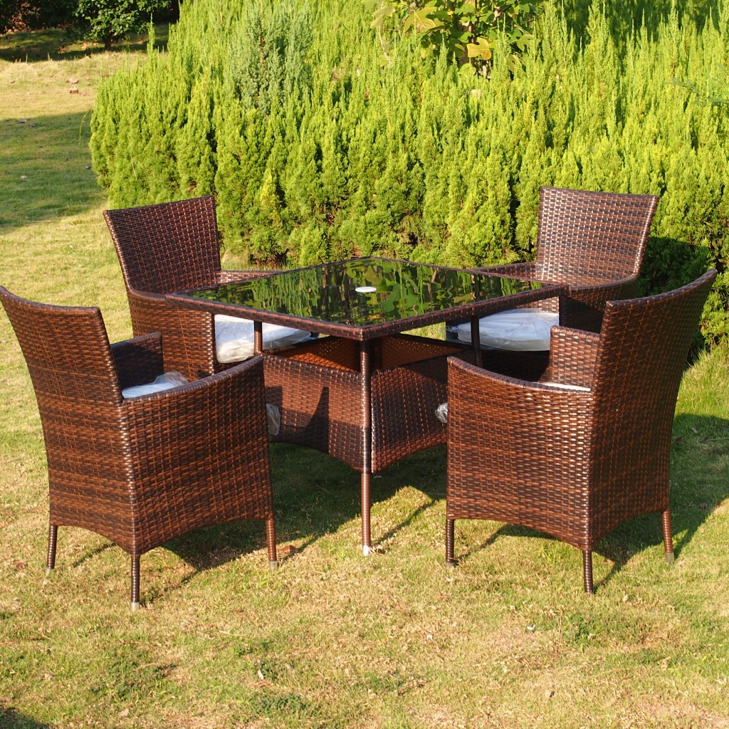 户外桌椅藤椅组合庭院花园咖啡厅桌椅奶茶店藤编全包椅家具套装-阿里