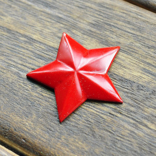 红五星帽徽 红五角星 红卫兵闪闪红星徽章帽章胸章