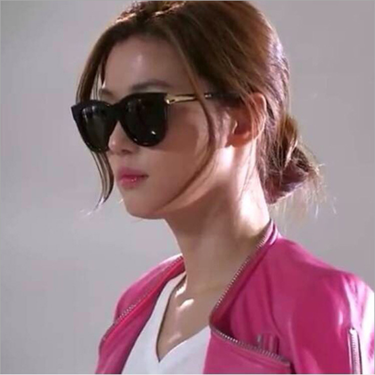 来自星星的你全智贤千颂伊同款太阳镜 强大框炫彩墨镜眼镜5021
