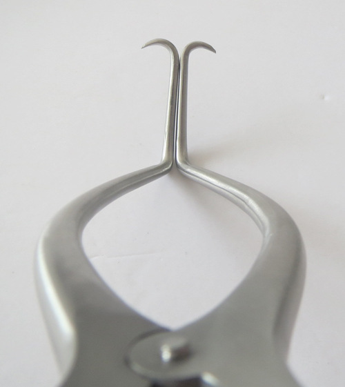 不锈钢骨科单钩直角牵开器,撑开器自动定位拉钩厂家供应