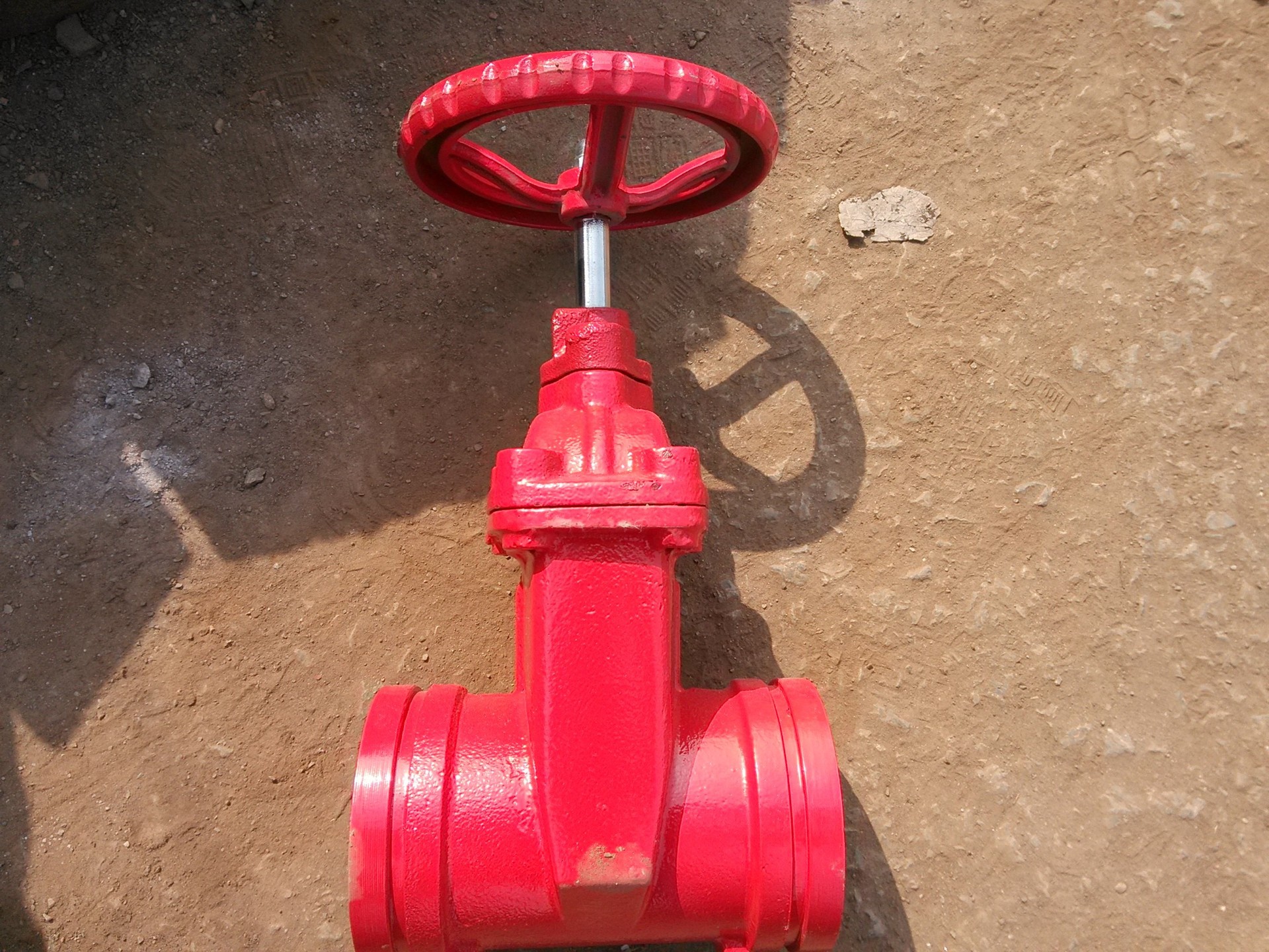 沟槽暗杆闸阀 消防卡箍闸阀 z85x-10/16 dn100 厂家直销 质优价美