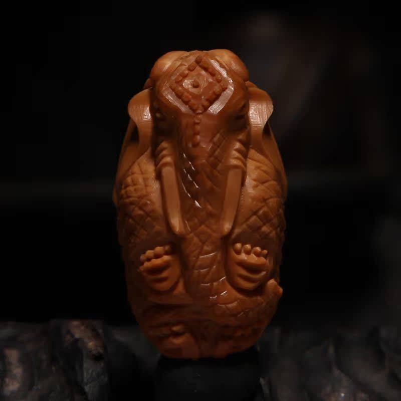 橄榄核大象单粒 吉祥如意 橄榄胡单粒 单核单籽 手机坠 文玩核雕