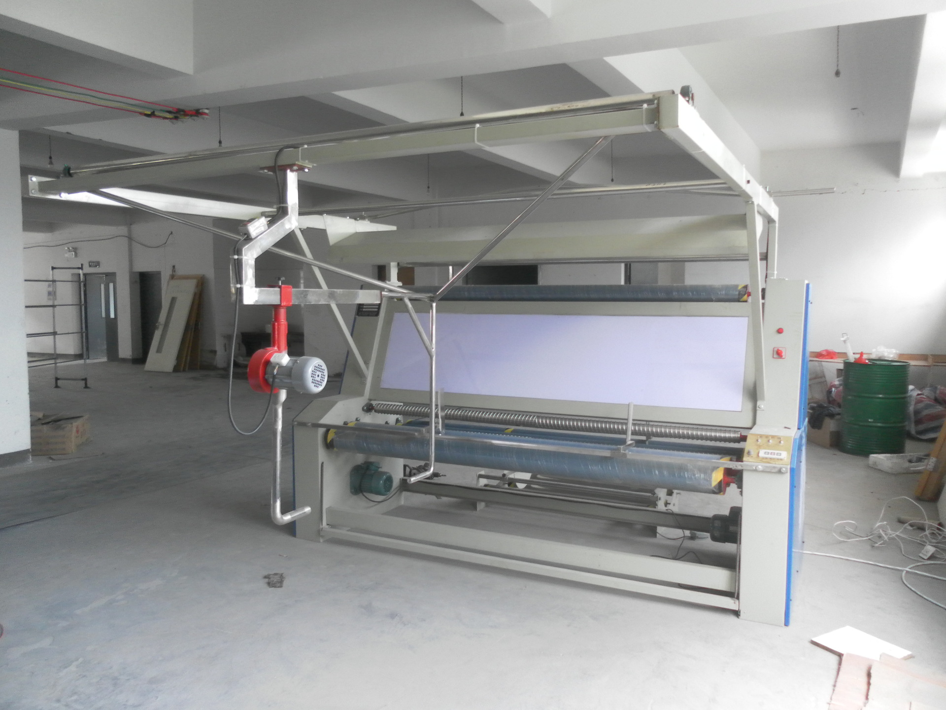 (工厂直销)绍兴鑫豪机械,xh-125圆筒剖布验布卷布机