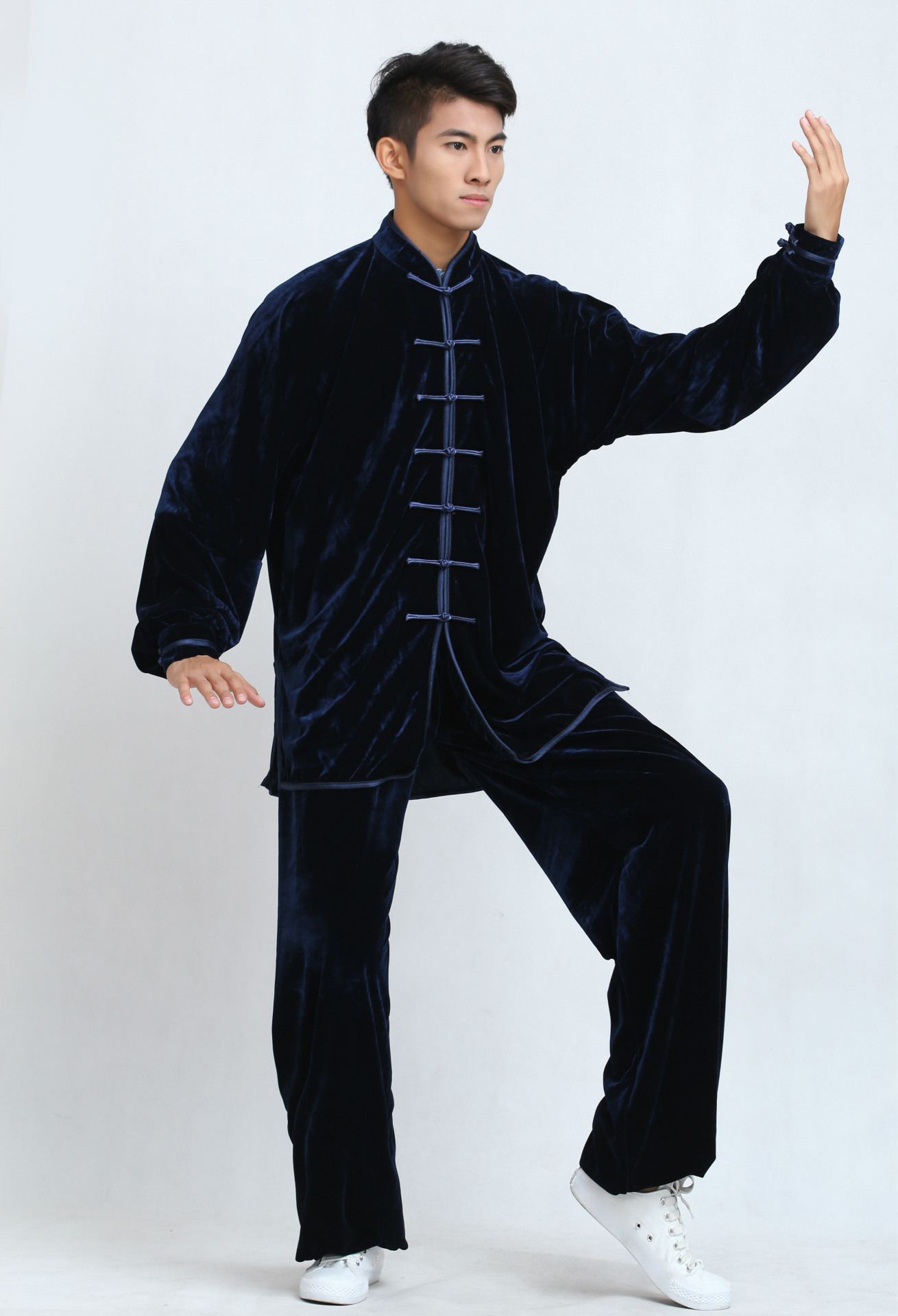 太极服金丝绒秋冬太极服晨练加厚四方立绒太极服男女太极拳服装