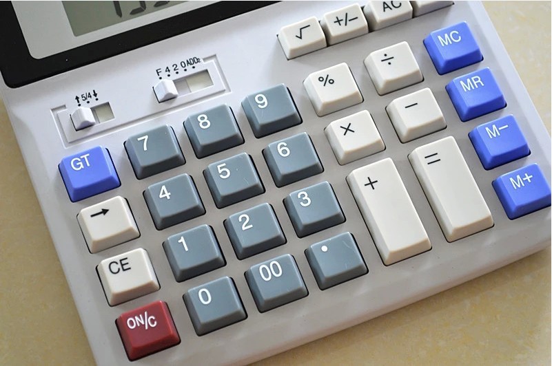 伊若特et-200ml电脑按键计算器 财务金融银行专用键盘电子计算机