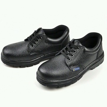 低帮压花牛皮劳保鞋 电焊工作鞋 防穿刺 安全鞋 钢头防砸鞋