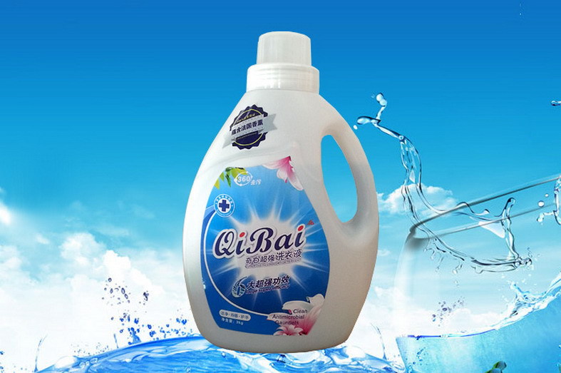 00≥100件东莞洗衣液厂家 奇白3kg*6瓶装洗衣液东莞美迪洗涤广东东莞