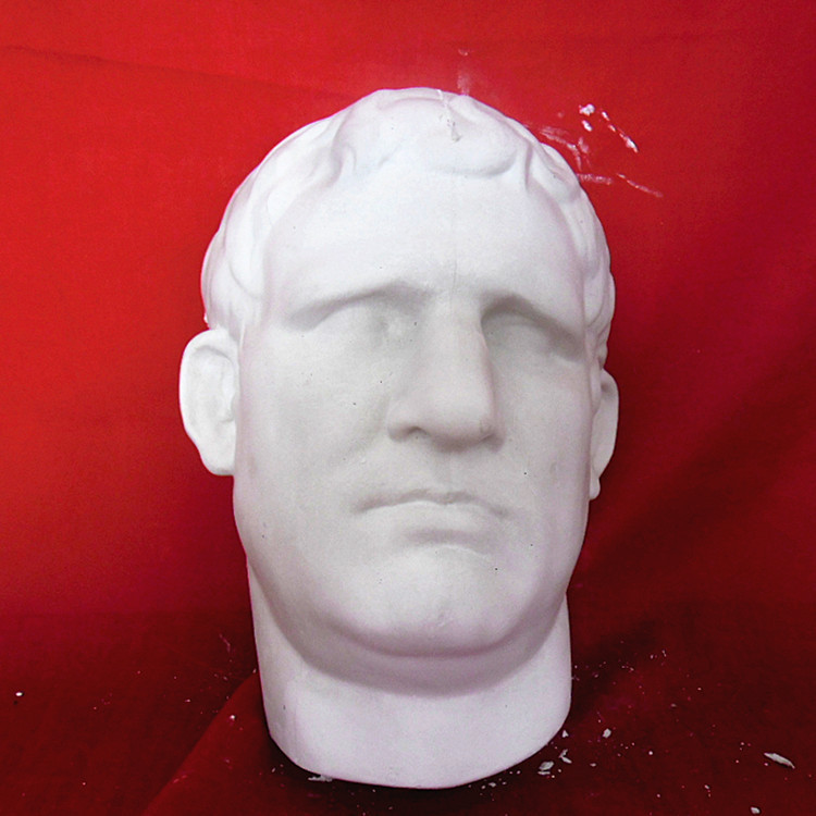 厂家直供古战士马赛曲石膏像高60cm批发石膏几何体五官手脚挂面像