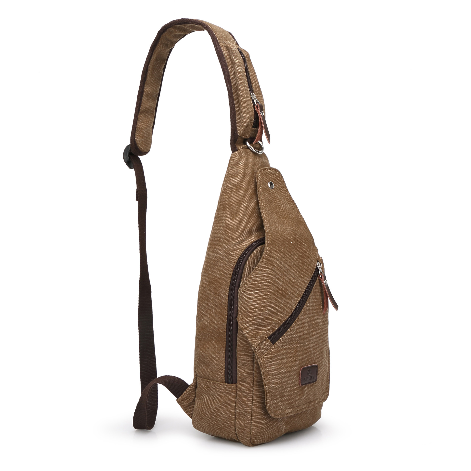 【帆布包】新款男式胸包 韩版时尚户外包骑行斜挎小包 厂货混批