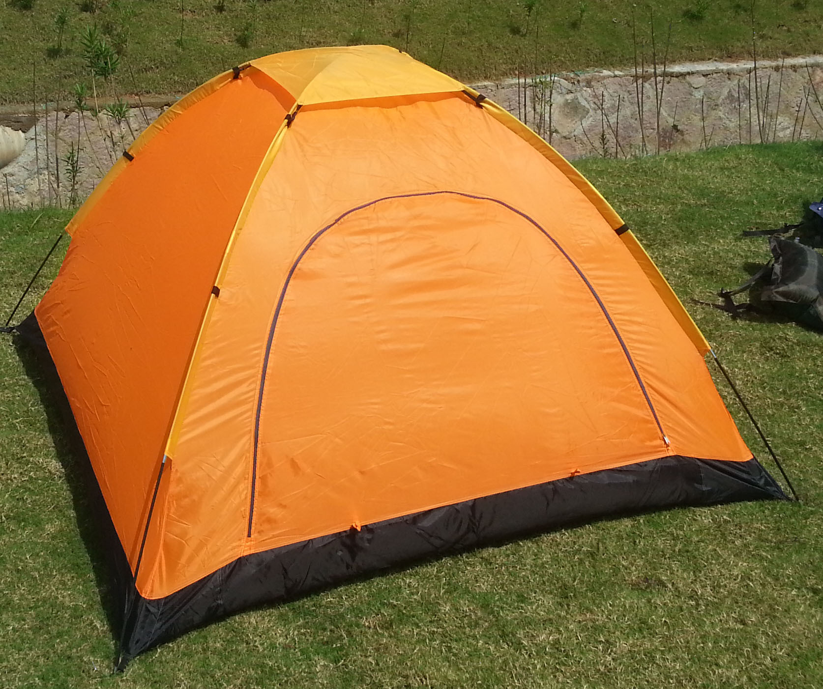 义狼3-4人多人双开门户外帐篷 野营露营帐篷 单层 出租帐篷处理价