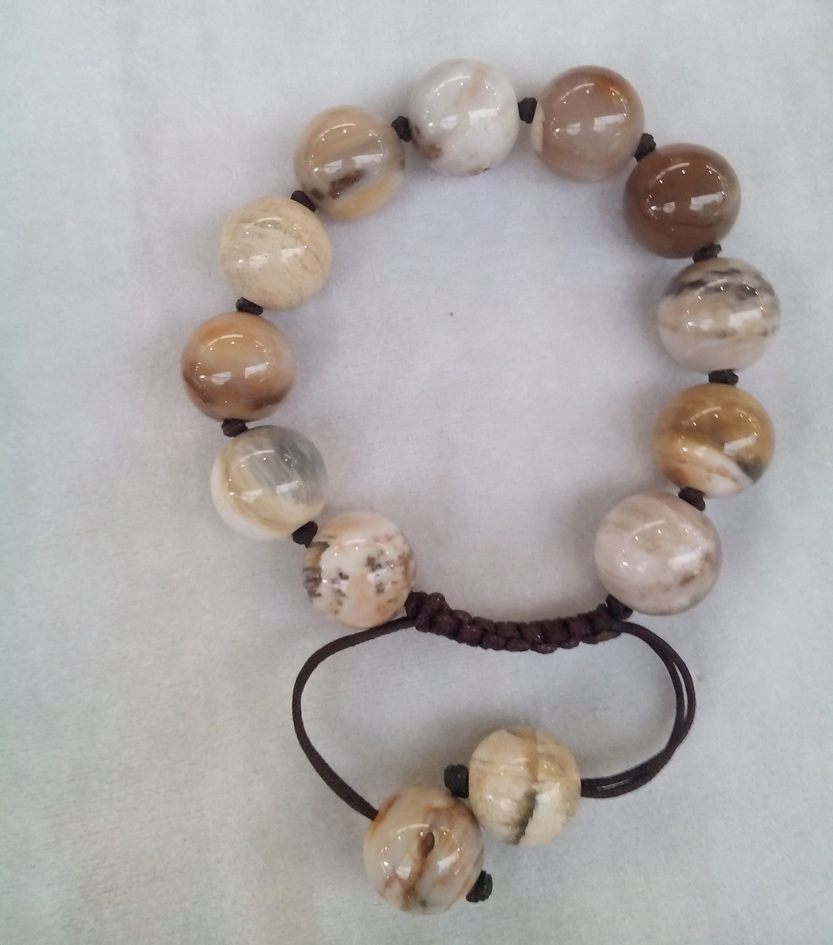 玉器批发 天然 水晶树化玉木化玉硅化石手链手串