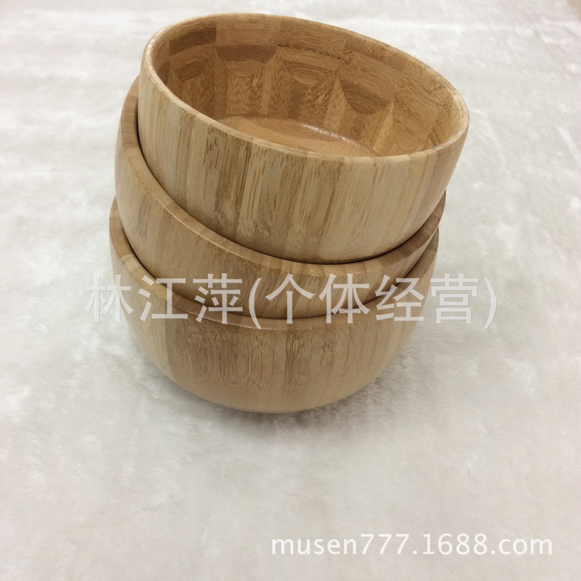 义乌木森工艺品天然竹制竹拼大碗家居用品 餐具 碗具