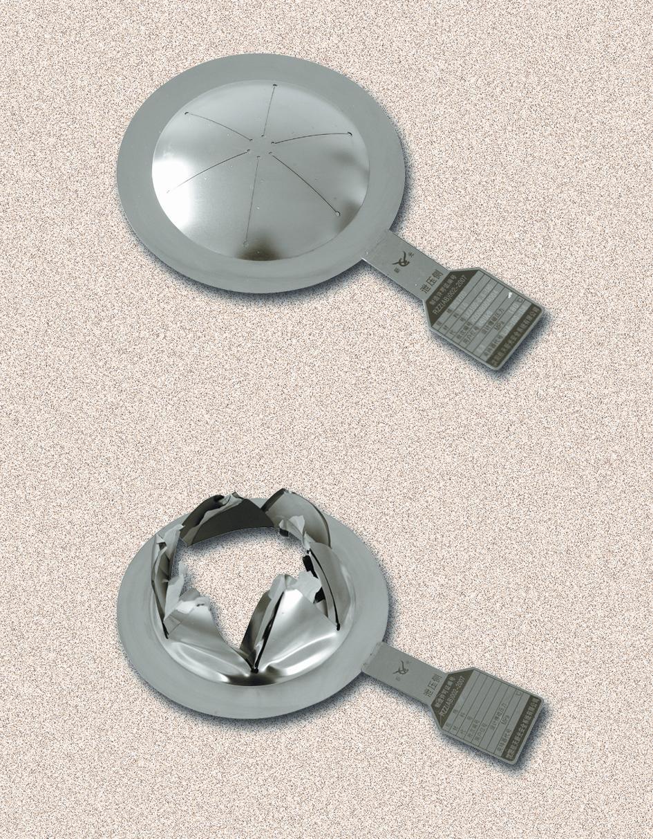 厂家直销ye型爆破片 安全高压ye反拱鳄齿型爆破片