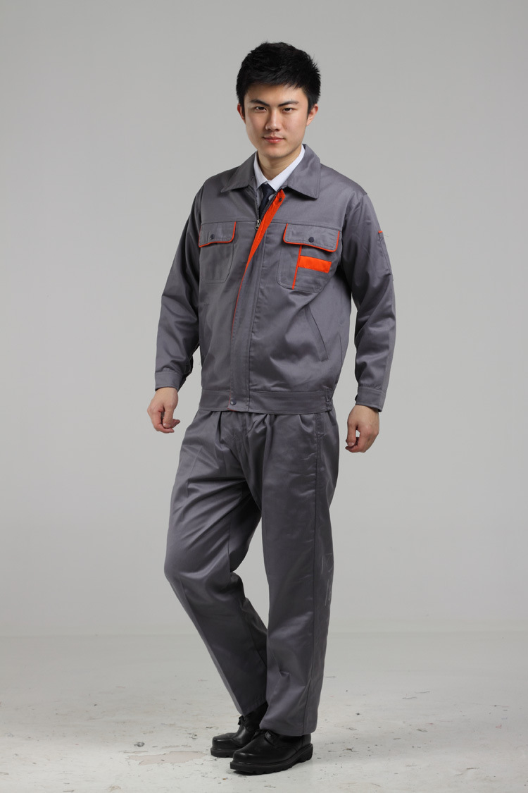 涤棉棉工作服秋冬季长袖汽修车间工程服电焊劳保服订做