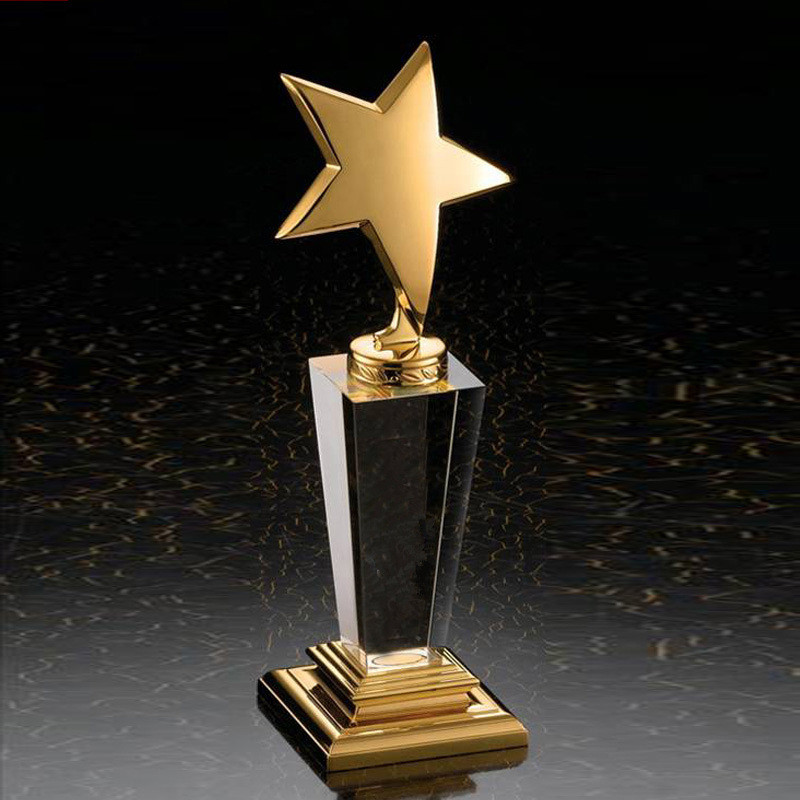 感动中国水晶奖杯