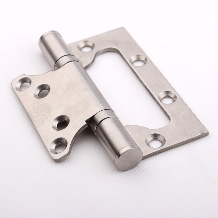 不锈钢粗轴承4x3x30子母合页免开槽蝴蝶合页偏轴子