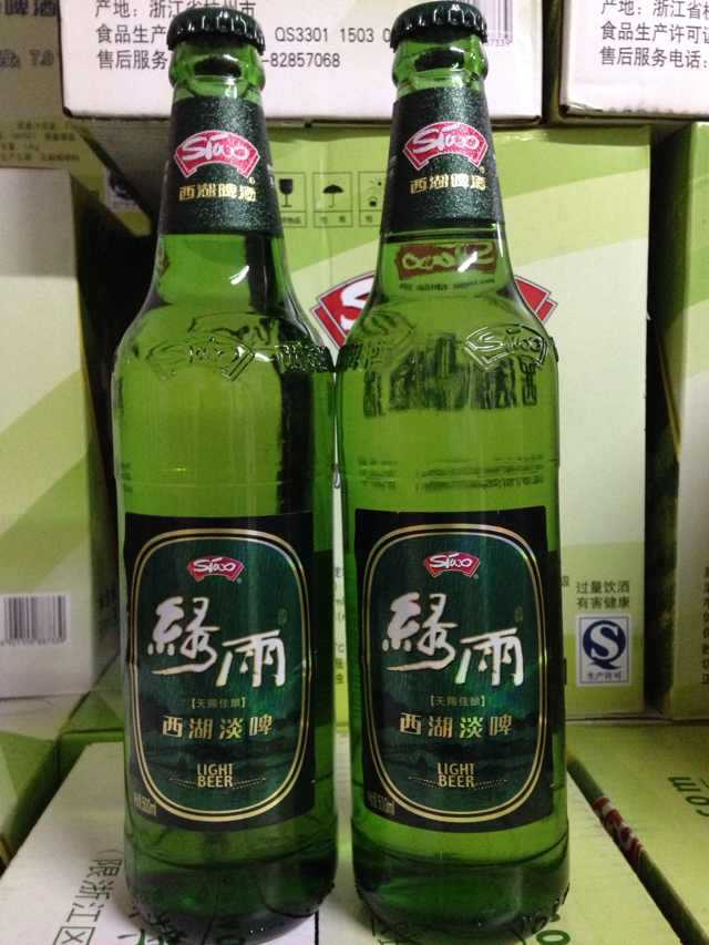 华润雪花出品 西湖绿雨淡啤 500ml*12瓶 餐饮酒店供应