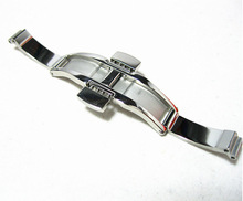 好质量双蝴蝶扣精钢手表扣子表扣钟表工具手表配件钟表零件6MM