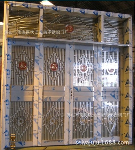 广东佛山吉南不锈钢门厂大量生产物美价廉304不锈钢四大门