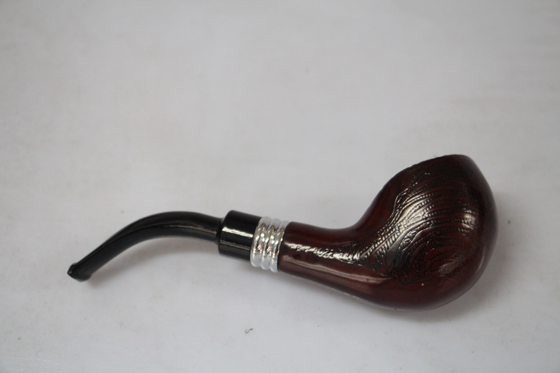 厂家直销长丰实木烟斗cf-8021 手工刻花木制烟斗