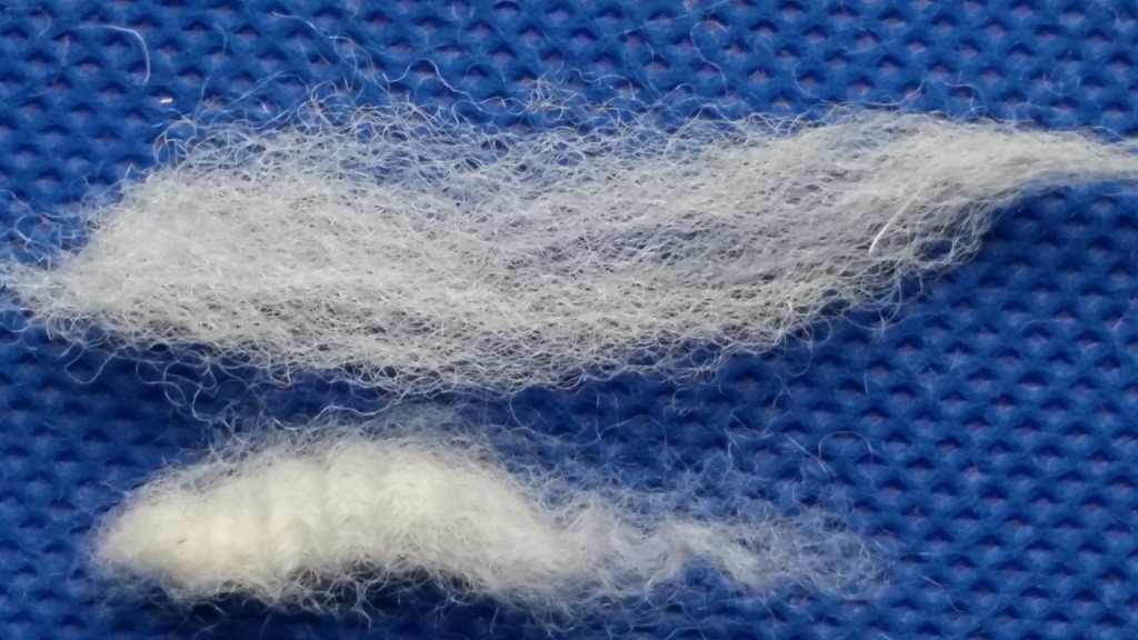 碳化羊毛 粗纺原料 美利奴58支