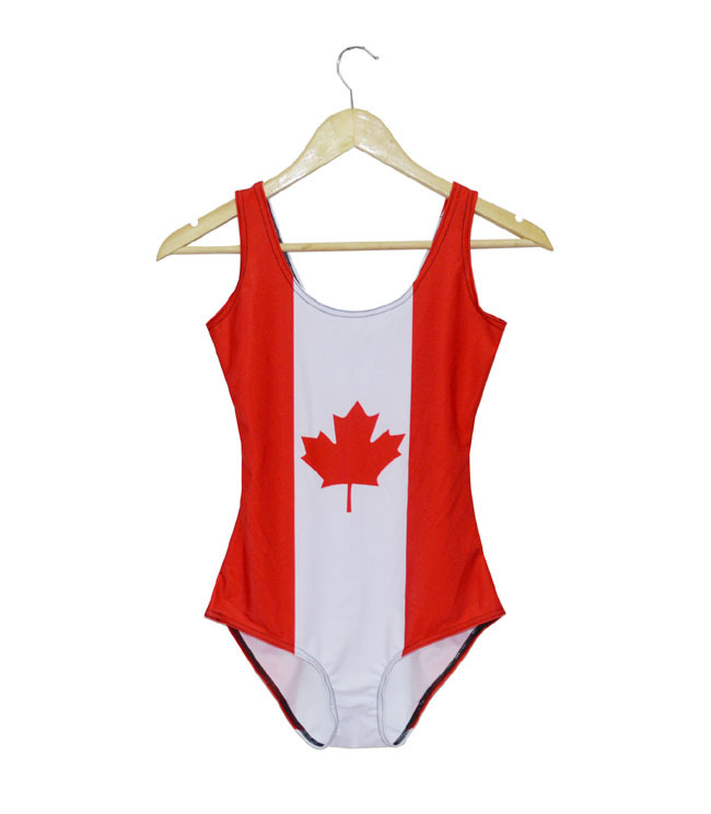 Buy Dropshipping Womens Swimwear Online, Cheap Canadian Flags Printing