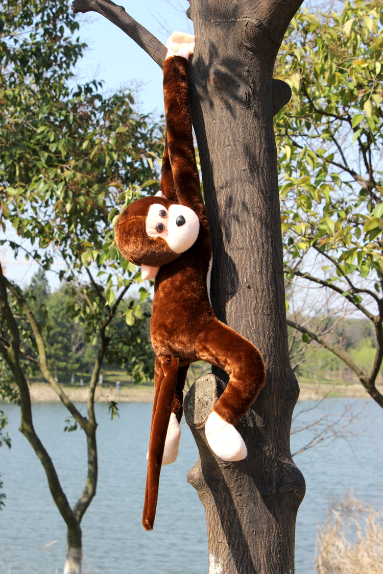 精品猴子毛绒玩具创意儿童礼品音乐猴长臂叫猴厂家直销批发