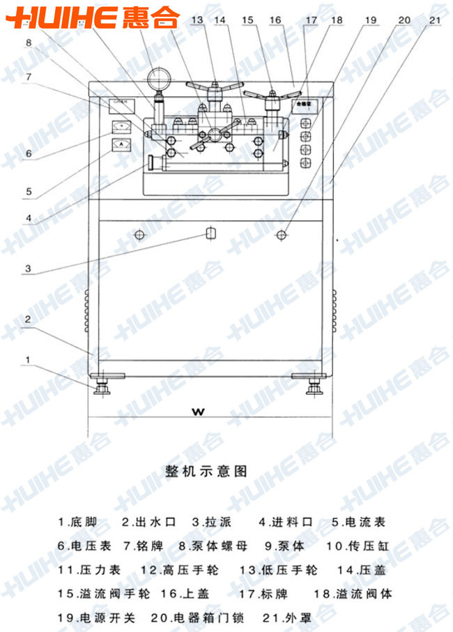 高压均质机结构图