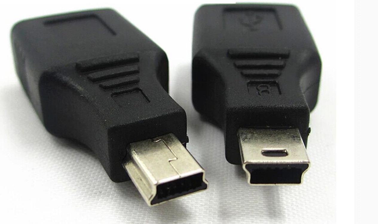 车载转换头 迷你t型转usb母口 5pin公转usb母 usb转接头 mp3接口