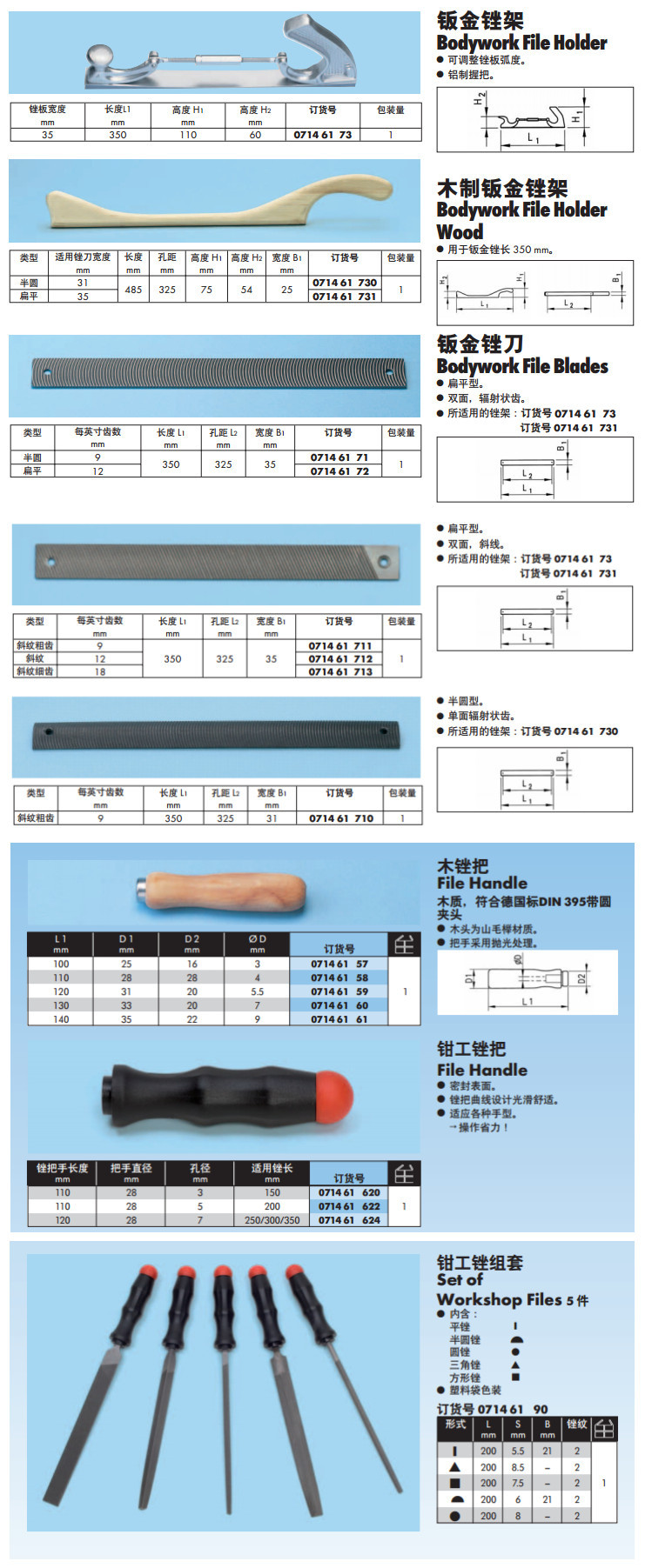 伍尔特锉刀系列