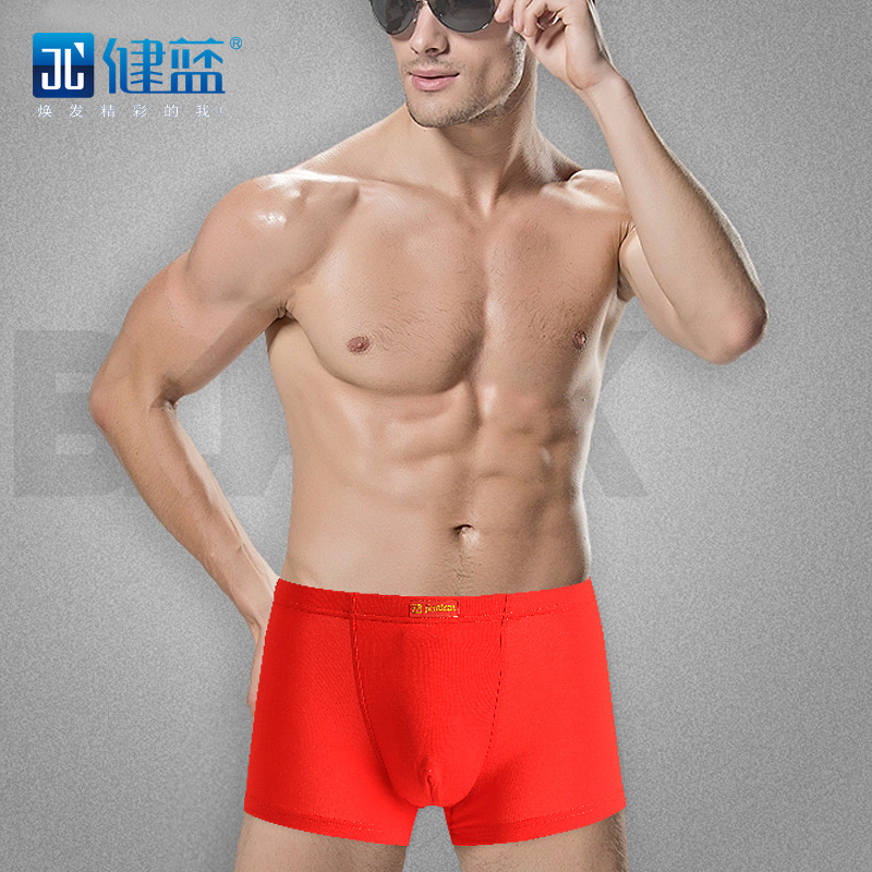 New Boxed Men‘s Underwear Modal Birth Year Red Boxer Briefs Fashion Men‘s Underwear Wholesale