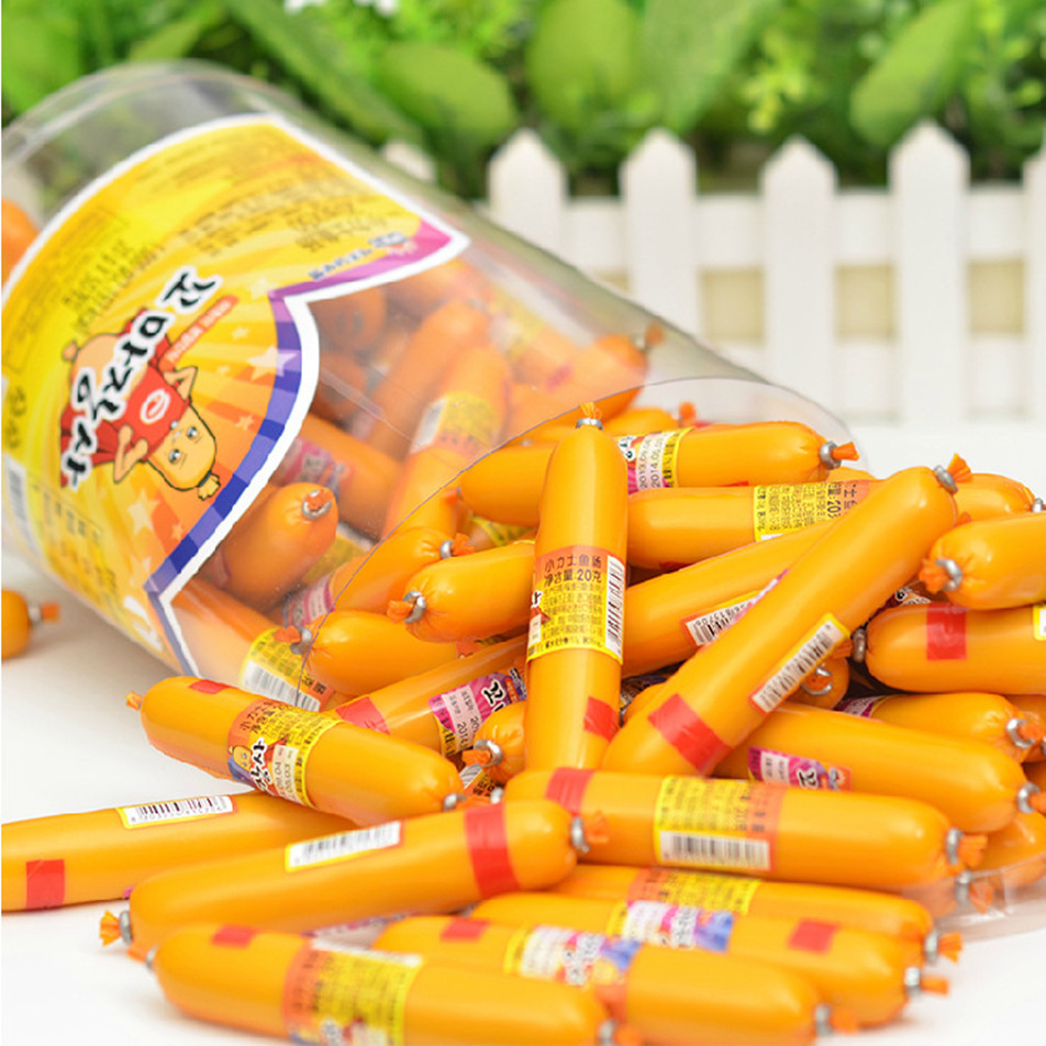 韩国进口儿童零食 小力士鱼肠 鳕鱼肠 10g 20g 38g 65g宝宝鱼肠