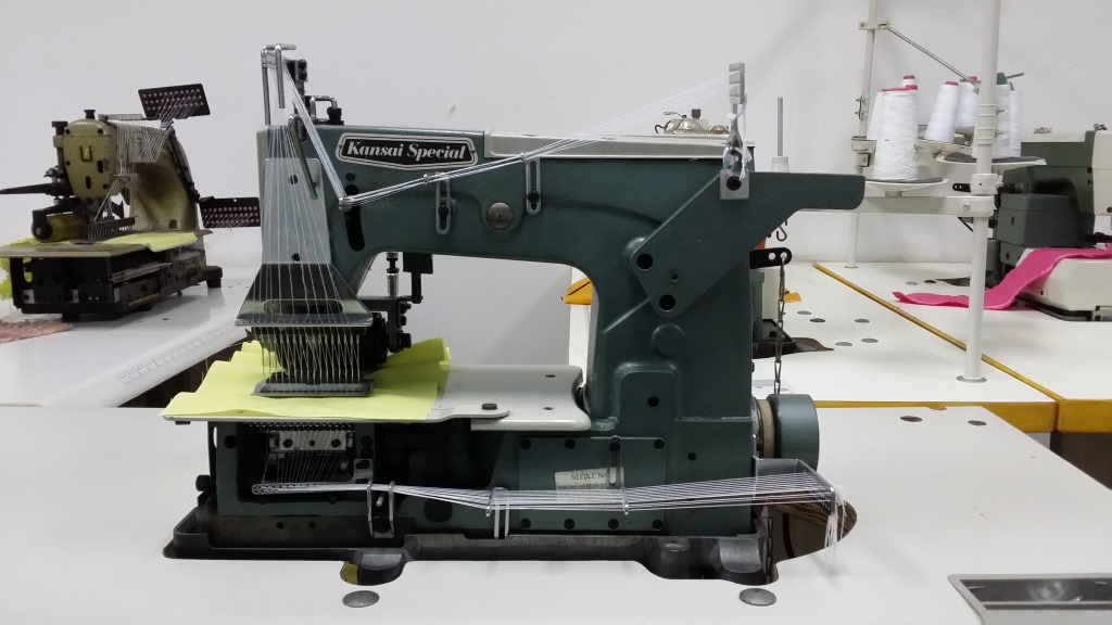 二手9成新森本关西16针316橡筋机多针机